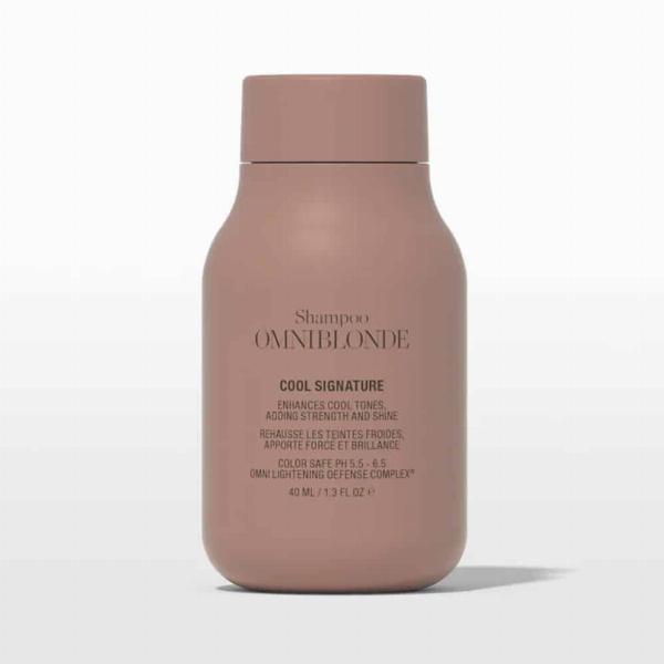 Omniblonde Cool Signature Shampoo 40ml - Bevar din blonde tone