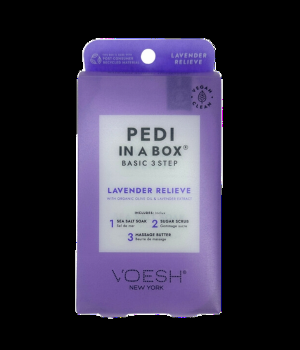 Voesh Pedi In A Box - Lavendel Fodpleje Spaoplevelse