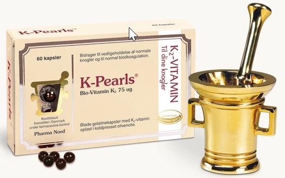 K Pearls Bio Vitamin K2 - 60 Kapsler til Skønhed