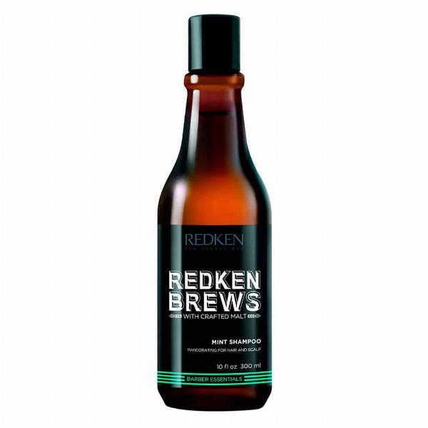 Redken Brews Mint Shampoo 300ml - Frisk og Revitaliserende