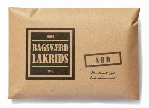 Bagsværd Lakrids Sød 160g - Håndlavet Kvalitet