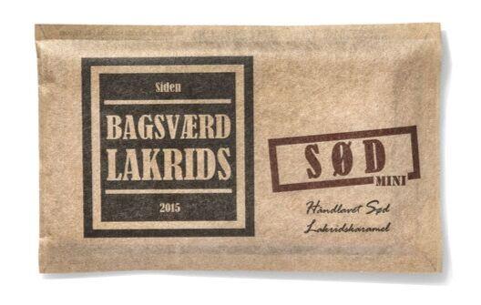 Bagsværd Lakrids Sød Mini 40g - Håndlavet Kvalitet