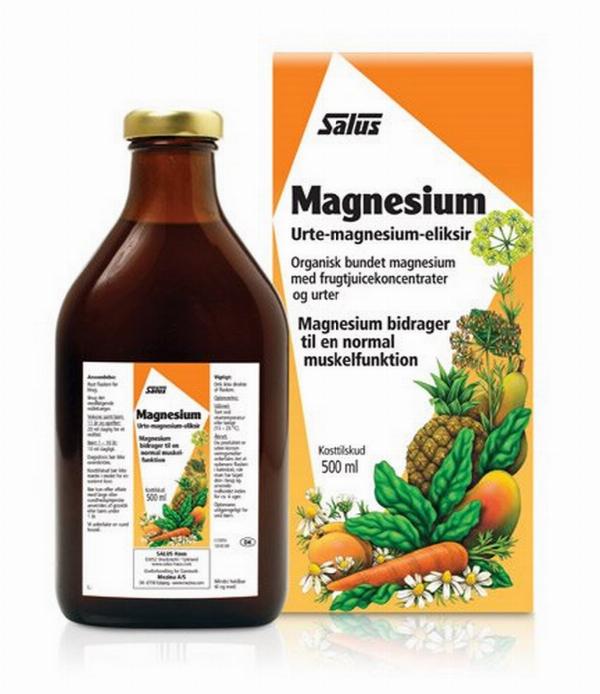 Salus Magnesium Eliksir 500ml - Naturlig Urte Drik