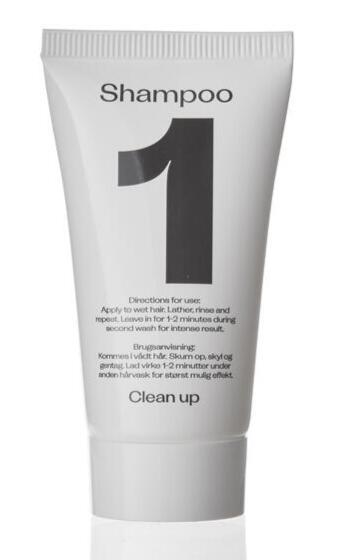 Renserende Clean Up Shampoo 1 - 25ml til Glansfuldt Hår