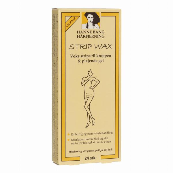 Hanne Bang Strip Wax - 24 stk til hjemmebehandling