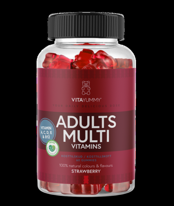 Vitayummy Multivitamin til Voksne - 60 stk. Kvalitetstilbud!