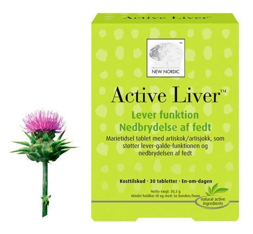 Active Liver 120tab - Vegansk Kosttilskud til Leveren