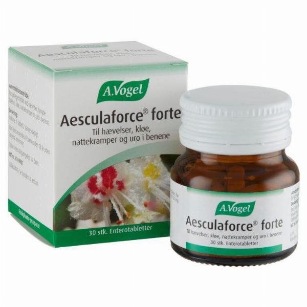 Aesculaforce Forte 30 Tabl - Lindring af hævelser og uro