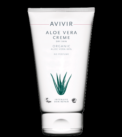 Avivir Aloe Vera Creme 80% - 150 ml til tør hud
