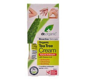 Dr Organic Antiseptisk Tea Tree Creme 50ml - Kølende Pleje