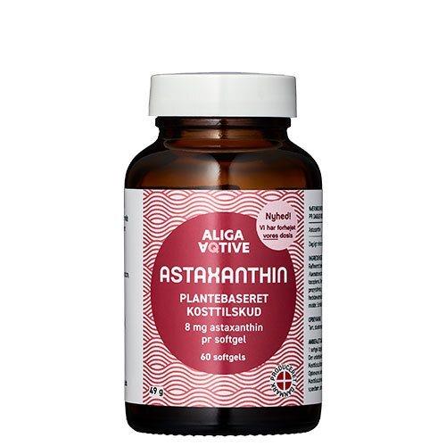 Aliga Aqtive Astaxanthin 60 kapsler - Styrk din skønhed!