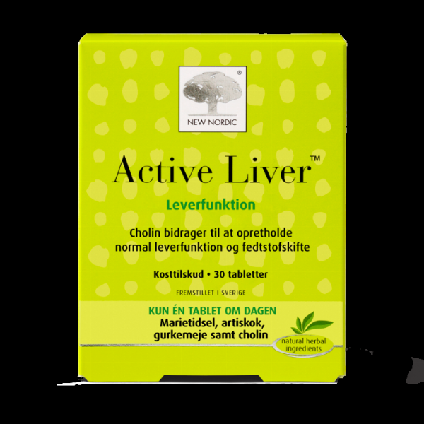 Ny Nordic Active Lever 30 Tabletter - Støt Din Leverfunktion