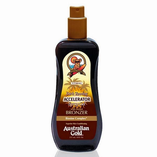 Australian Gold Tan Accelerator Spray Gel Bronzer 237 ml
