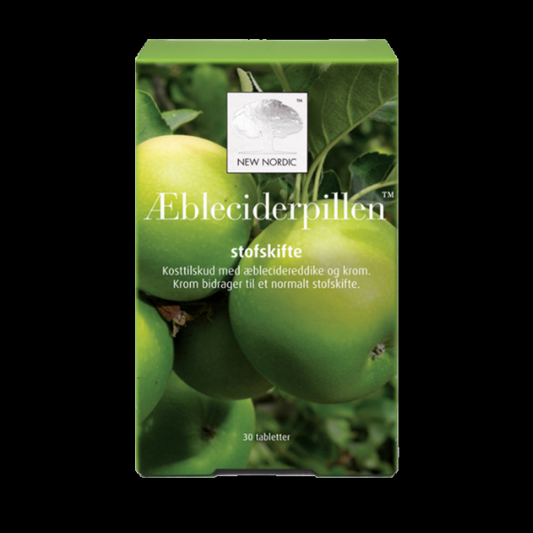 New Nordic Æbleciderpiller - Støtter dit stofskifte 30 Tabl