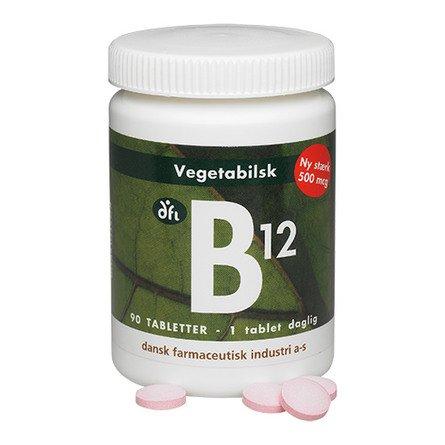Dfi B12 Vitamin 500 Mcg - Stærk B-vitamin til Sundhed