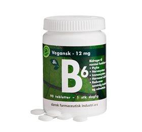 Dfi B6 12mg Vegansk - 90 Tabletter til Sundhed