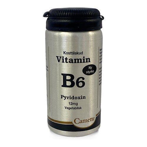 Camette B6 Vitamin Pyridoxin 12mg - Styrk dit immunsystem!