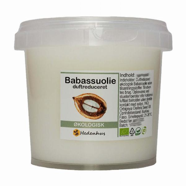 Økologisk Babassuolie uden duft - 100 gram
