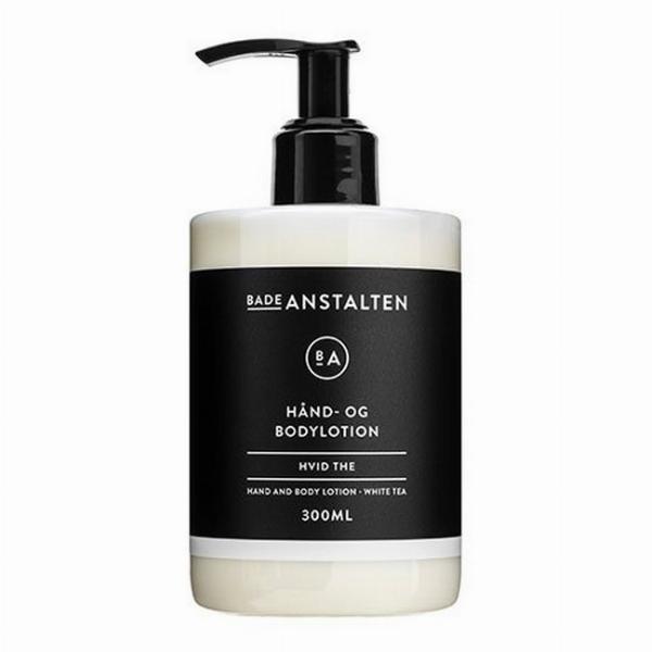 Badeanstalten Hånd- og Bodylotion Hvid Te 300 ml - Tilbud!