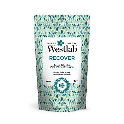 Westlab Badesalt Recover 1kg - Naturlig muskelafslapning