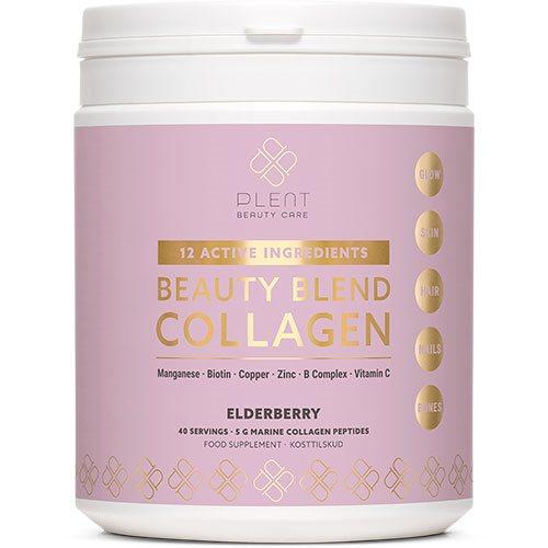 Plent Beauty Blend Kollagen Hyldebær 277g - 3 For 897