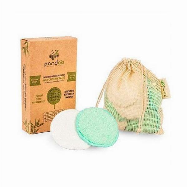 Pandoo Genanvendelige Make Up Remover Pads - 10 stk.