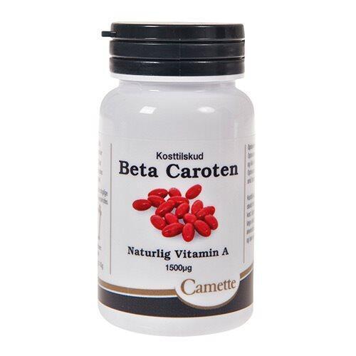 Camette Beta Caroten A Vitamin 5000 IU - 100 kapsler