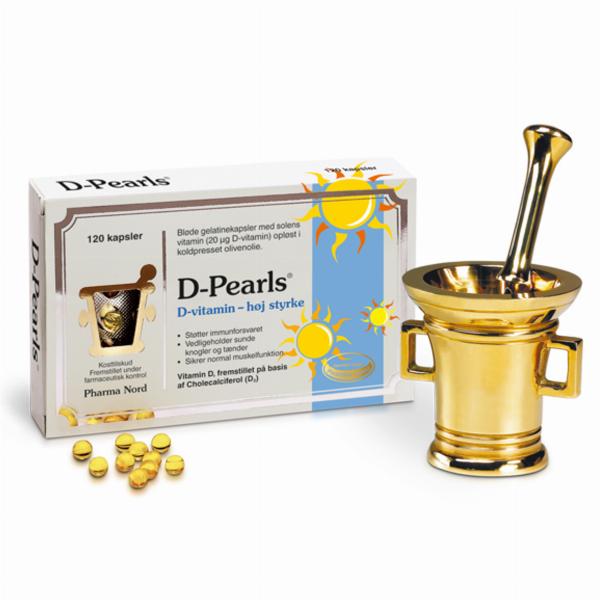Pharma Nord D Pearls 20 Mg - 120 Kapsler til Sundhed