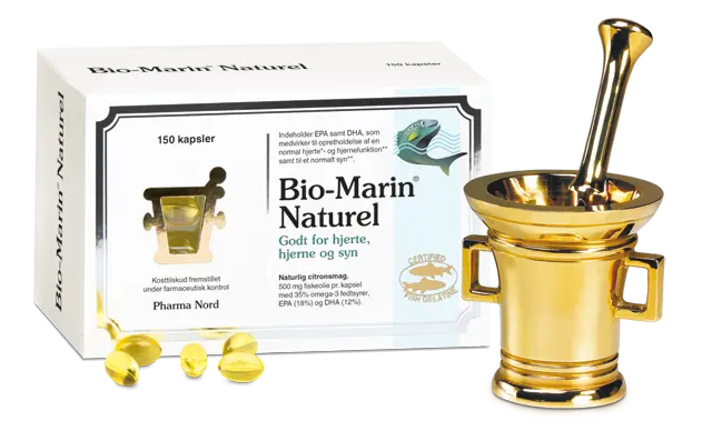 Pharma Nord Bio Marin Naturel 150 kapsler - Fiskeolie tilbud