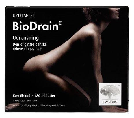 Biodrain 180stk - Urtebaseret kosttilskud til udrensning