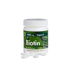 Dfi Biotin 6000 Mcg - Veganske Tabletter til Sundhed