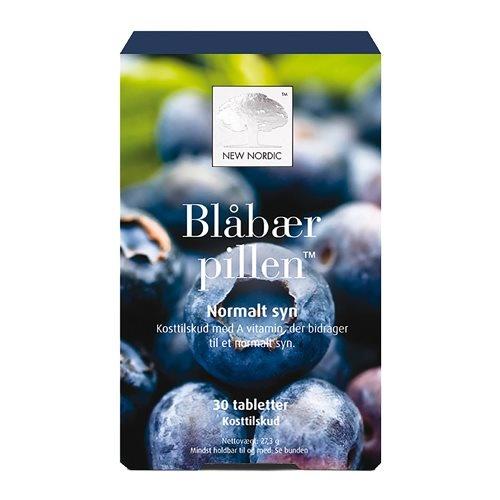 New Nordic Blåbærpillen - Kosttilskud med blåbær 30 tab