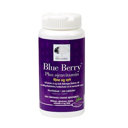 Blue Berry Plus Øjenvitamin 240 tabletter - Styrk dine øjne!