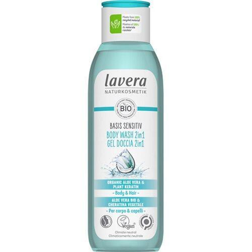 Lavera 2in1 Basis Sensitiv Kropsvask 250ml - Skånsom Rensning