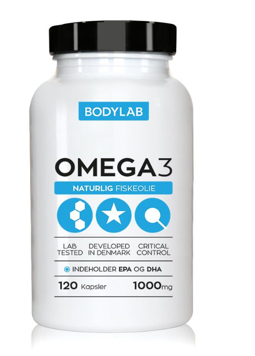 Bodylab Omega 3 - 120 kapsler til sundhed og skønhed