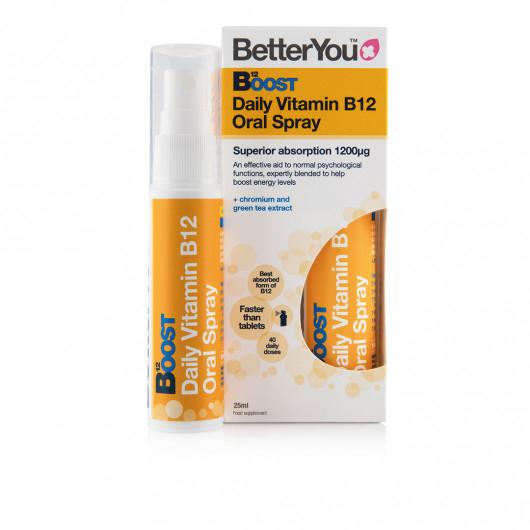 Medic Wiotech Boost B12 Vitamin Spray 25ml - Sundhedstilbud!