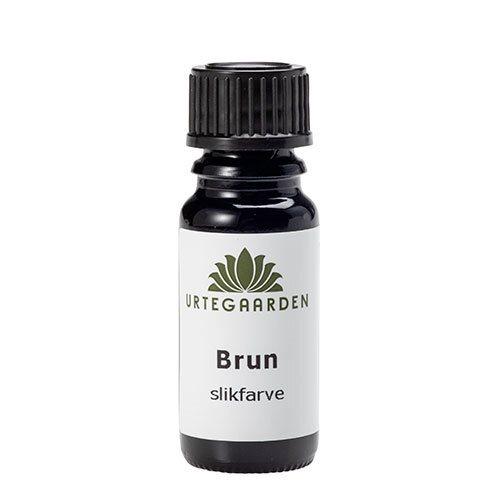Urtegaarden Brun Slikfarve 10ml - Naturlig Fødevarefarve