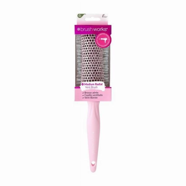 Brushworks Medium Radial Fønbørste - Fantastisk Tilbud!