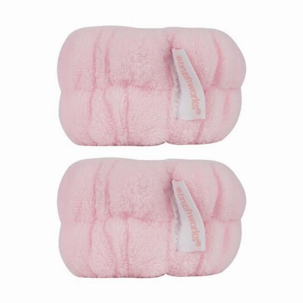 Brushworks Microfiber Vaskebånd til Håndled - 2 Stk