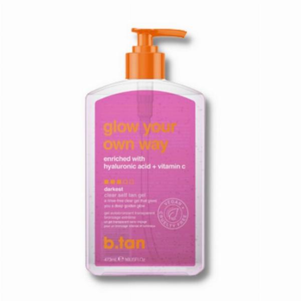 B Tan Glow Your Own Way Klar Selvbruner Gel 473 Ml