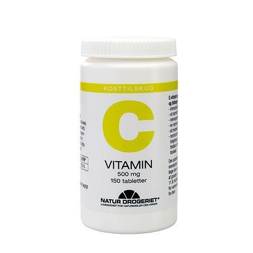 C Vitamin 500 Mg - 150 Tabletter til Skønhed og Sundhed