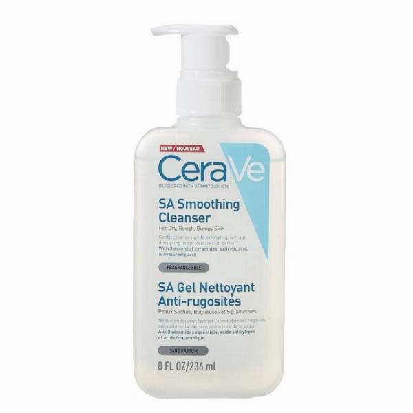 CeraVe SA Rensende Gel til Tør og Ru Hud 236 Ml