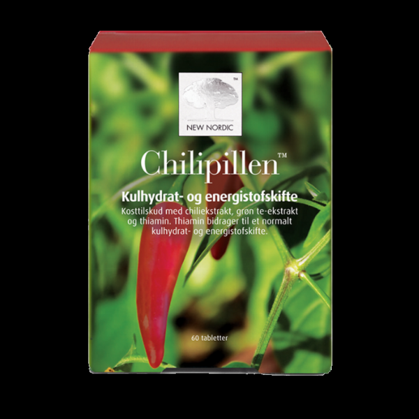 New Nordic Chilipillen Bull - 60 Tabl Tilbud på Sundhed