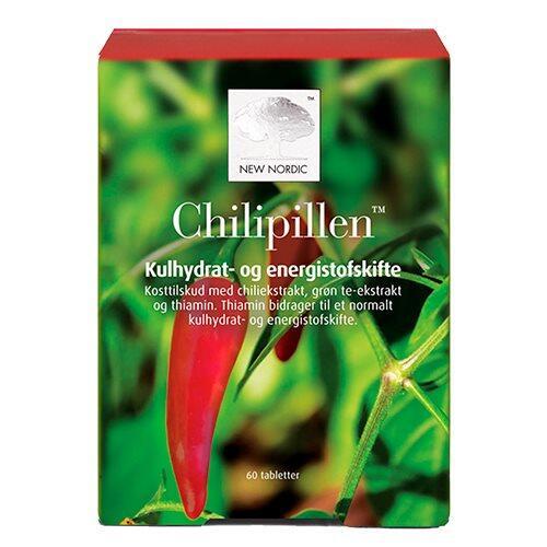 New Nordic Chilipillen 60tab - Kosttilskud med Chili