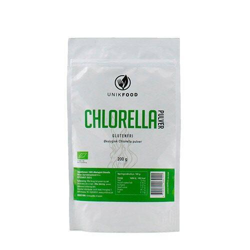 Økologisk Chlorella Pulver 200g - Kosttilskud på tilbud