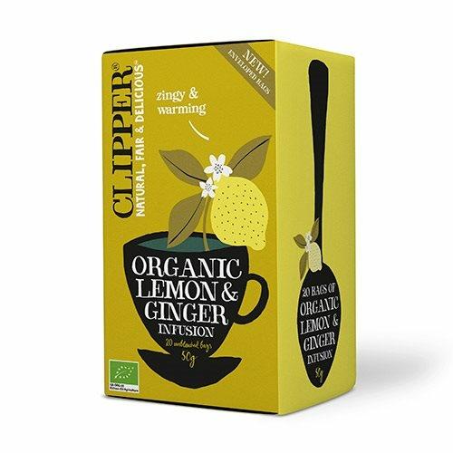 Clipper Økologisk Te med Citron og Ingefær - 50g