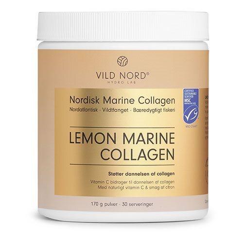 Vild Nord Lemon Marine Collagen 170g - Skønhedstilskud