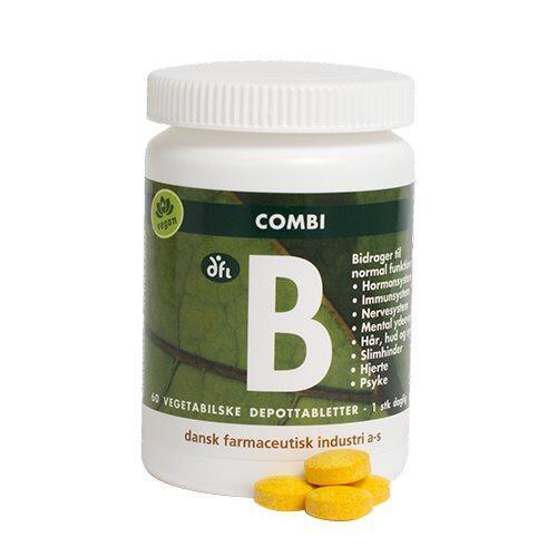 Dfi Combi B Depottabletter - 60 Tabl. Vitaminboost til dig!