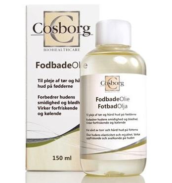 Cosborg Fodbadeolie 150ml - Plej dine fødder effektivt
