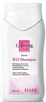 Cosborg Derma B12 Shampoo 150ml til følsom hovedbund